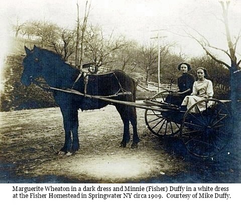 hcl_pic02_homestead_springwater_fisher_marguerite_and_minnie_at_farm_1909_resize480x366