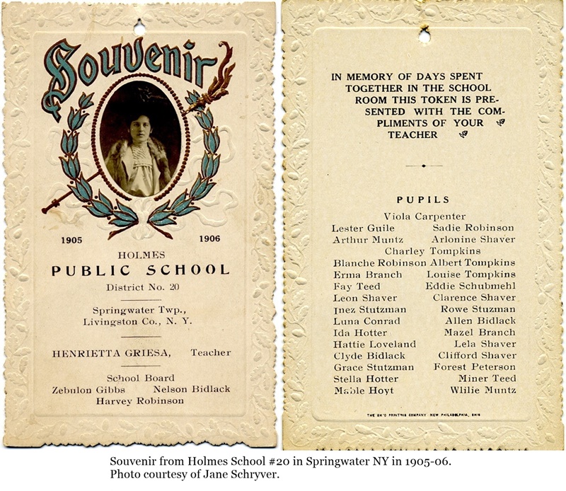 hcl_school_springwater_memorabilia_num20_1905-1906_pamphlet_from_henrietta_griesa_resize800x640